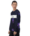 UO | Men's Purple Graffiti Print Sweatshirt