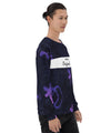 UO | Men's Purple Graffiti Print Sweatshirt