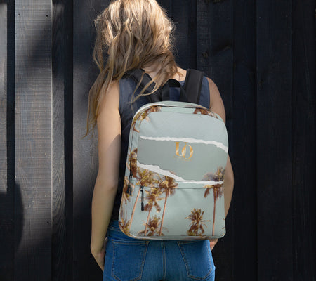 UO | Palm Tree Torn Print Backpack