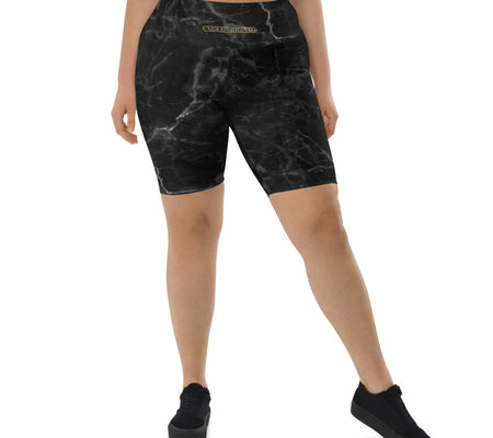 UO | Women's Marble Print High Waisted Biker Shorts