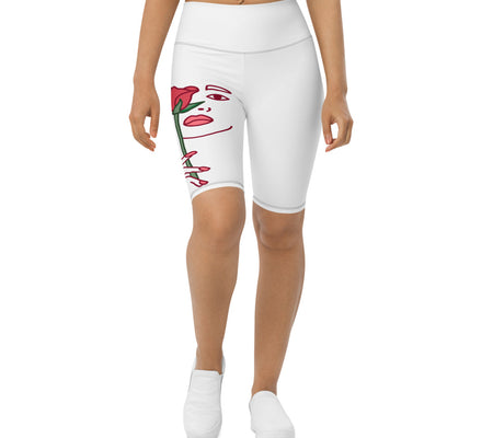 UO | Women's Rose Edition White Biker Shorts