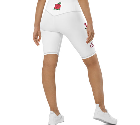 UO | Women's Rose Edition White Biker Shorts