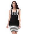 UO | Women's Black and White Bodycon Dress