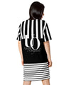 UO | Women's Black and White T-shirt Dress