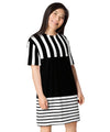 UO | Women's Black and White T-shirt Dress