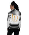 UO | Women's Black and White Bomber Jacket