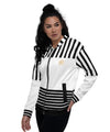 UO | Women's Black and White Bomber Jacket