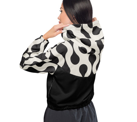 UO | Women’s Patterned Cropped Windbreaker