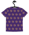 UO | Multi Print Purple Youth Crew T-Shirt