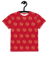 UO | Multi Print Red Youth Crew T-Shirt