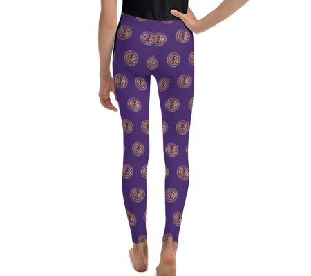 UO | Multi Print Purple Youth Leggings