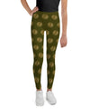 UO | Multi Print Khaki Youth Leggings