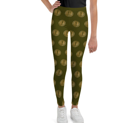 UO | Multi Print Khaki Youth Leggings