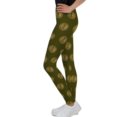 UO | Multi Print Khaki Youth Leggings