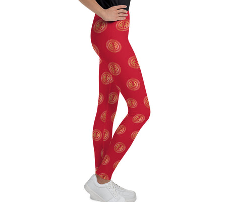 UO | Multi Print Red Youth Leggings