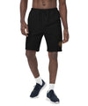 UO | Men's Embroidered Black Fleece Shorts