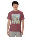 UO | Men’s Palm Tree Torn Print Garment-dyed Heavyweight T-shirt