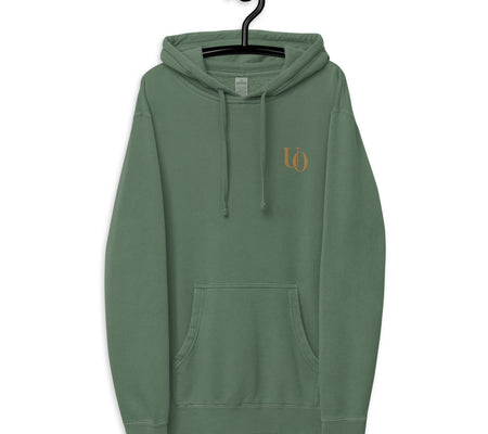 UO | Men's Pigment Dyed Alpine Green Hoodie