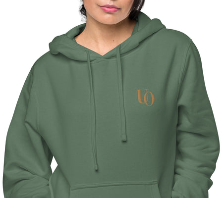 UO | Women's Pigment Dyed Alpine Green Hoodie