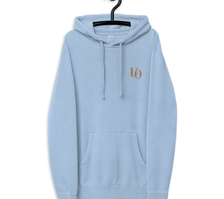 UO | Men's Pigment Dyed Light Blue Hoodie