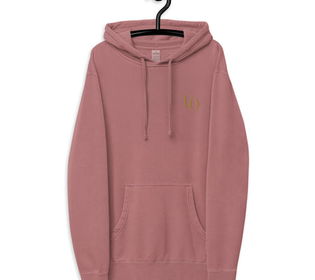 UO | Men's Pigment Dyed Maroon Hoodie