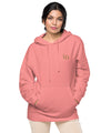 UO | Women's Pigment Dyed Pink Hoodie