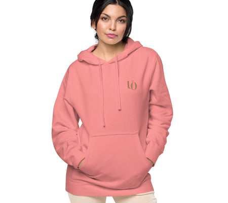 UO | Women's Pigment Dyed Pink Hoodie