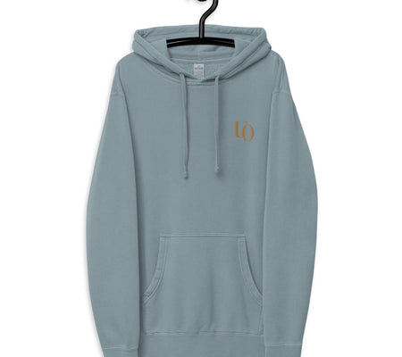 UO | Men's Pigment Dyed State Blue Hoodie