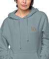 UO | Women's Pigment Dyed Slate Blue Hoodie