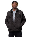 UO | Men's Embroidered Denim Sherpa Jacket