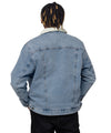 UO | Men's Embroidered Denim Sherpa Jacket