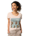 UO | Palm Tree Torn Print Women’s Basic Organic T-shirt