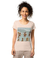 UO | Palm Tree Torn Print Women’s Basic Organic T-shirt