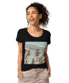 UO | Palm Tree Torn Print Women’s Basic Organic T-shirt