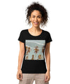 UO | Palm Tree Torn Print Women’s Basic Organic T-shirt