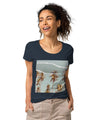 UO | Palm Tree Torn Print Women’s Basic Organic T-shirt