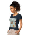 UO | Palm Tree Torn Print Women’s Basic Organic T-shirt