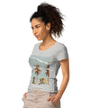 UO | Palm Tree Torn Print Women’s Basic Organic T-shirt