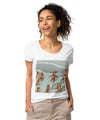 UO | Palm Tree Torn Print Women’s Basic Organic T-shirt