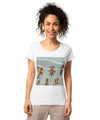 UO | Palm Tree Torn Print Women’s Basic Organic T-shirt